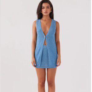 Peppermayo Exclusive - Capri Glow Knit Top - Azure